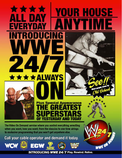 WWE 24/7 Ad